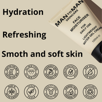 Daily Face Moisturiser Lightweight Water Gel Cream 100ml